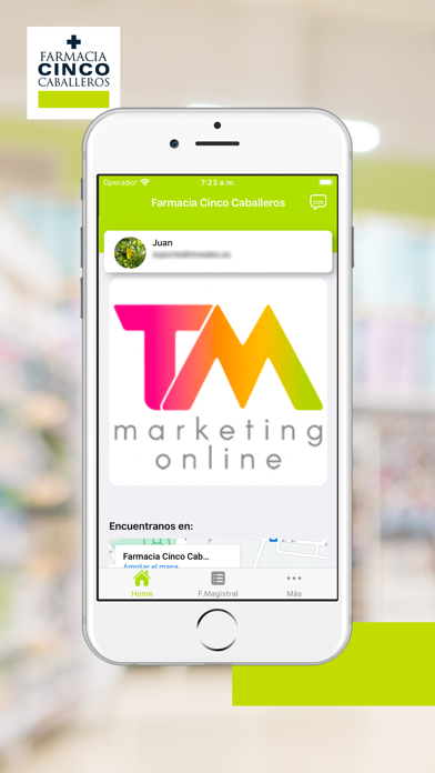 Farmacia Cinco Caballeros Screenshot