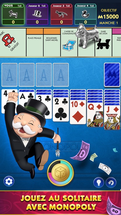 Screenshot #1 pour MONOPOLY Solitaire: Card Games