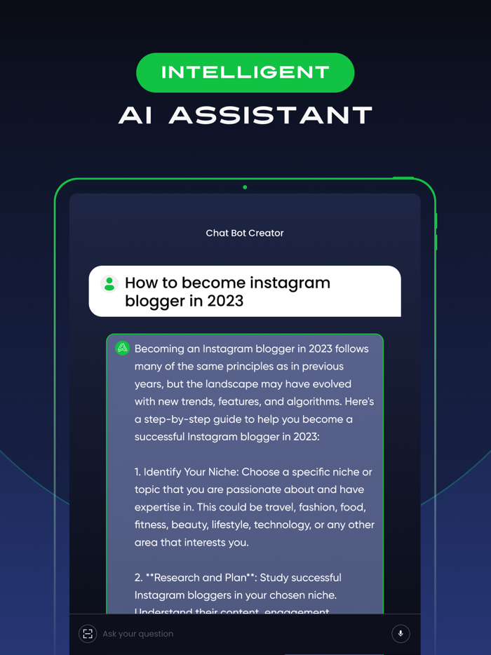 Chat Bot Creator AI Assistant