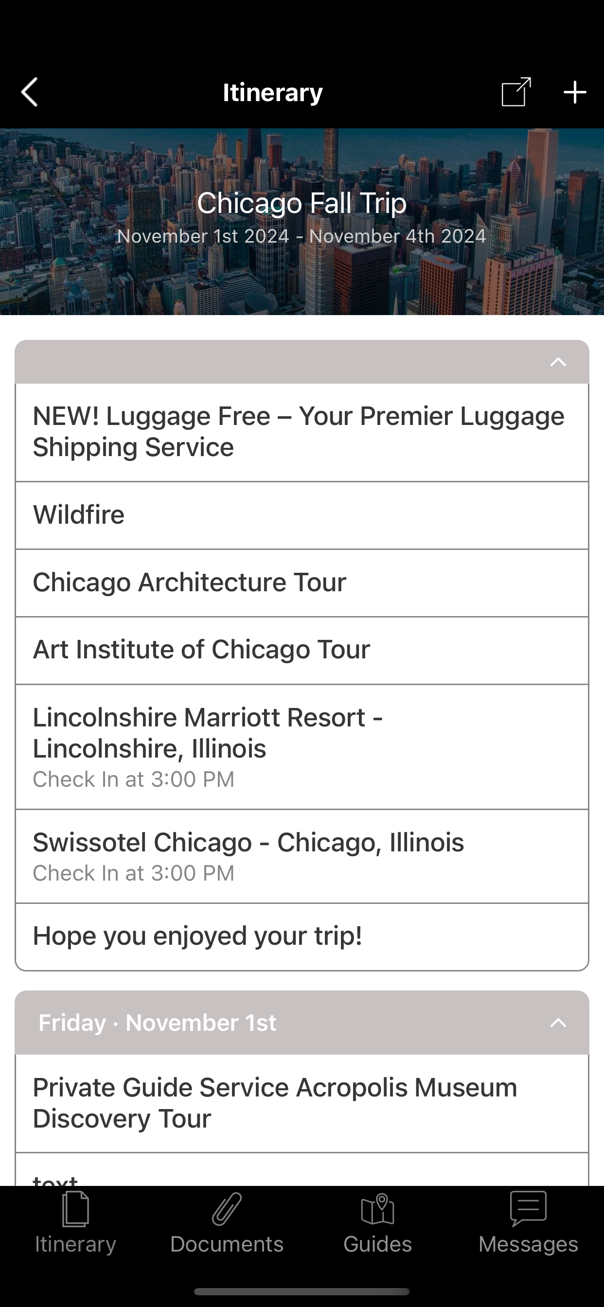 Travel e Concierge