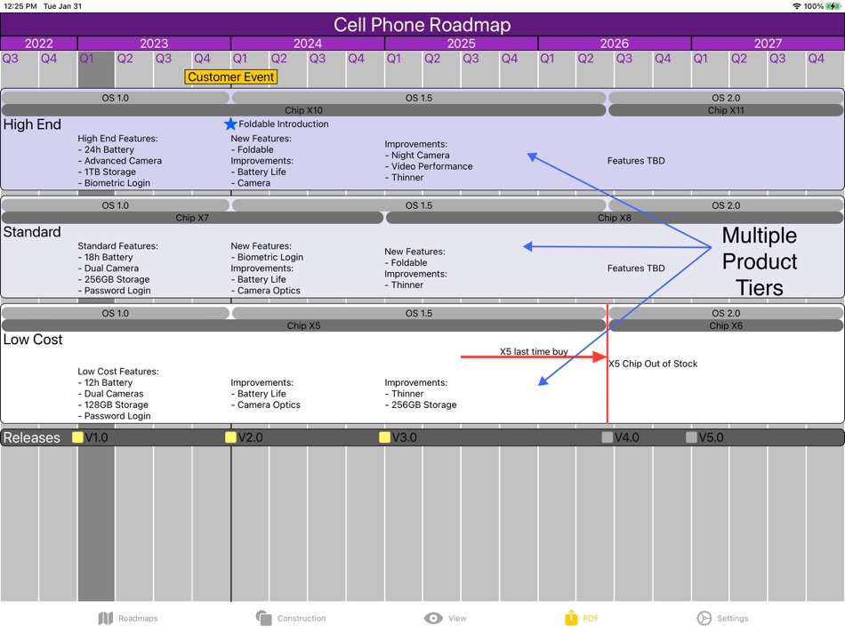 #3. Roadmap Maker (iOS) 由: Brad Pratt