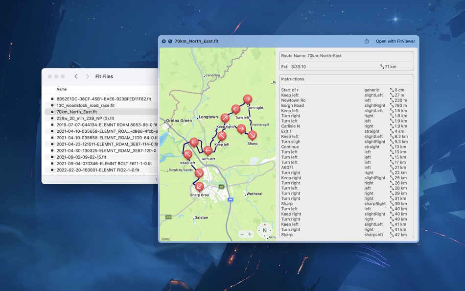 #1. FitViewer (macOS) Podle: Antony Gardiner