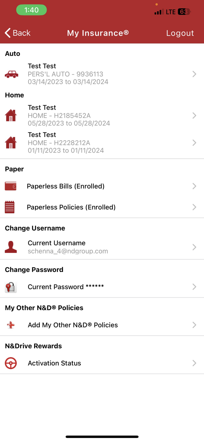 My Insurance® Mobile Account