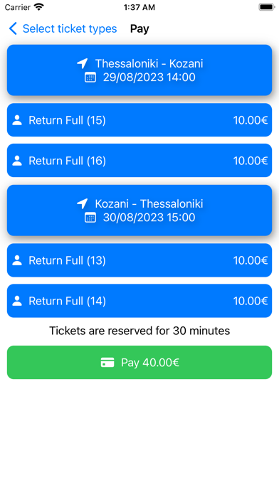 KTEL Kozanis Screenshot