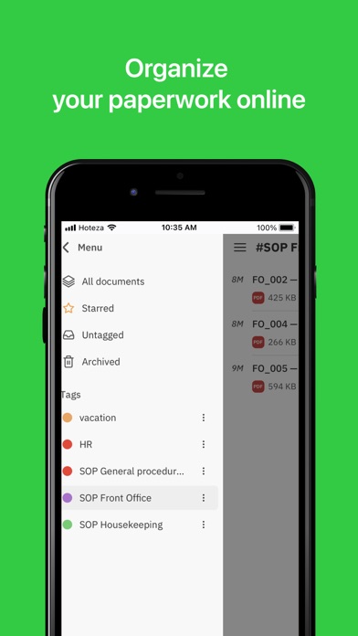 Hoteza Staff Screenshot