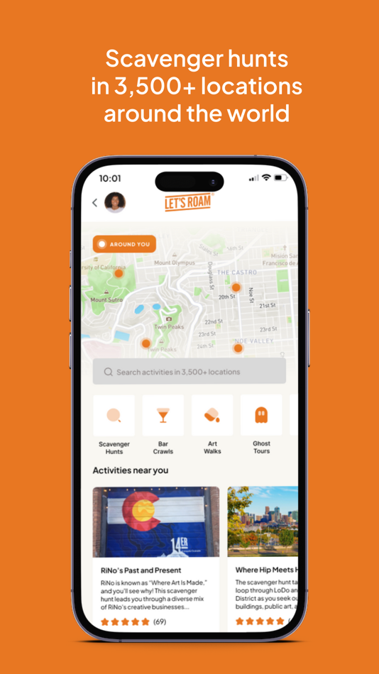 #1. Let's Roam: Scavenger Hunts (iOS) بواسطة: Lets Roam, LLC