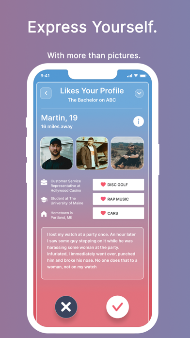 Cardinal Dating Screenshot
