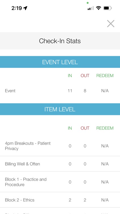 Eventsquid QR Check-In App