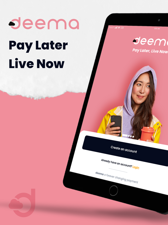 deema  Pay Later Live Now