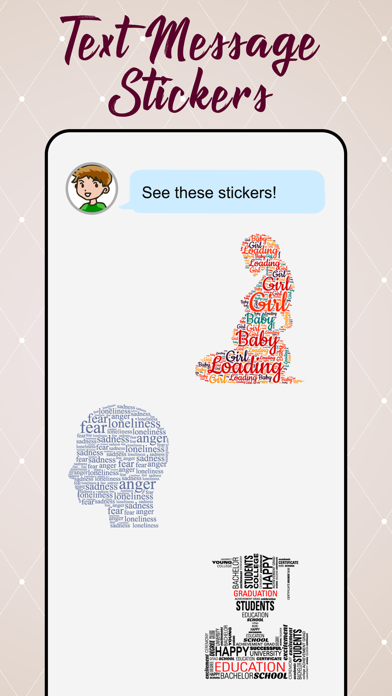 Text Message Stickers Screenshot