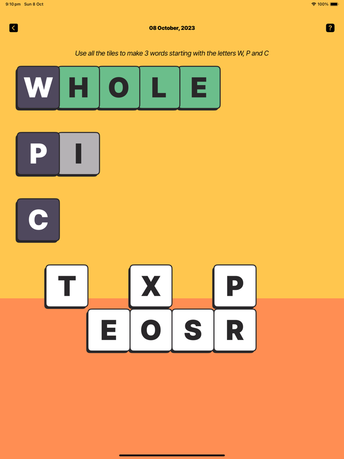 3 Words by John Passfield