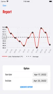 body temperature app & more iphone screenshot 3