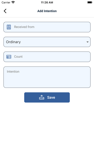 CFIC-Mass Diary Screenshot