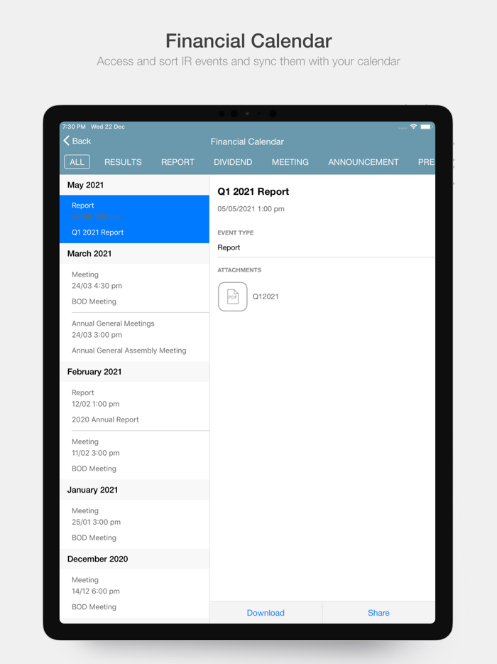 Waha Capital Investor Relation