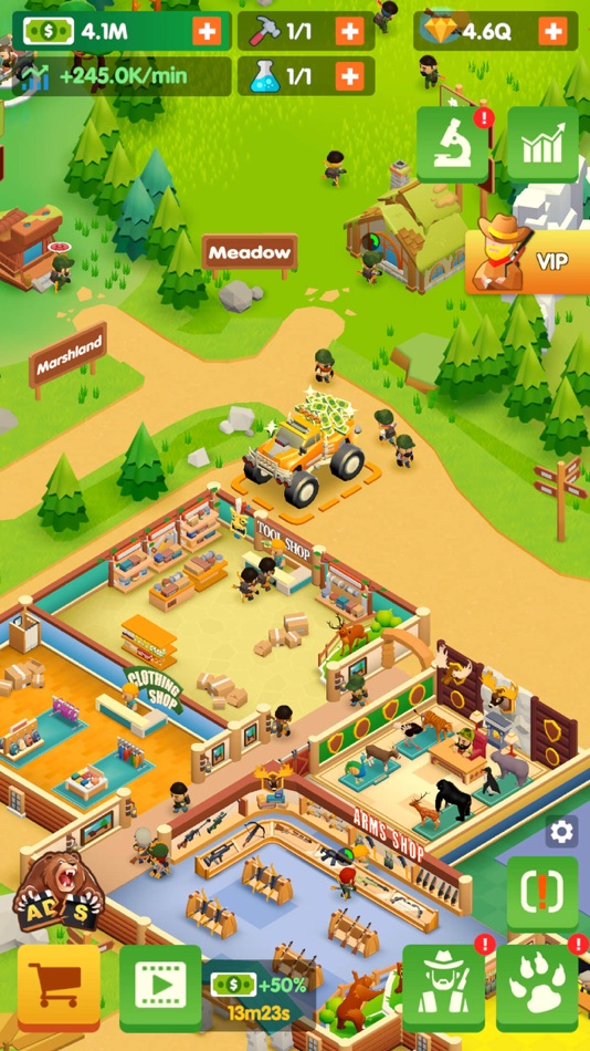 #5. Hunting Club Tycoon (iOS) di: 红 朱