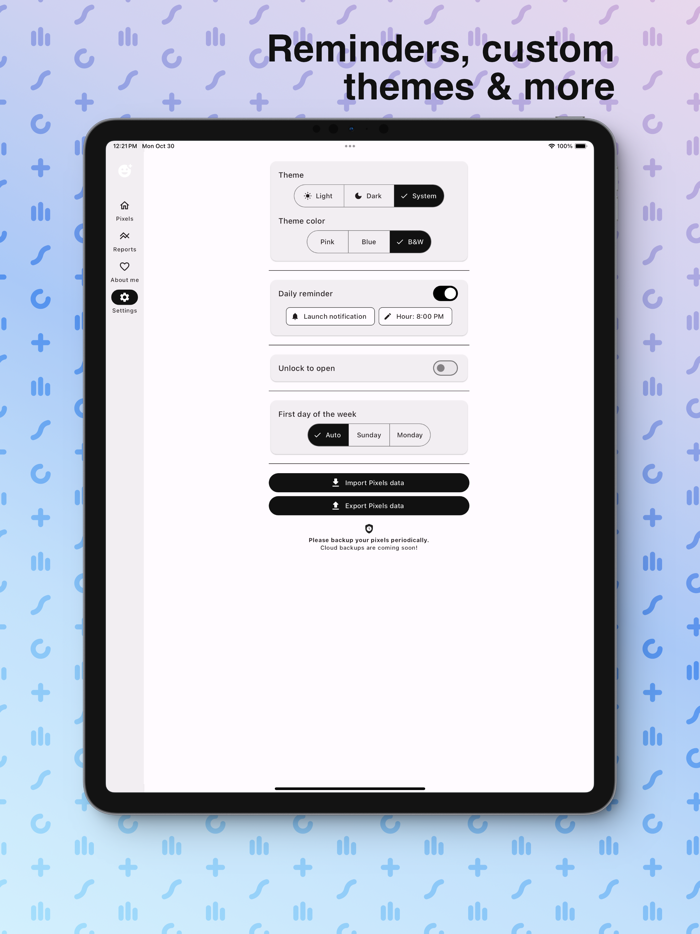 Pixels - Daily Mood Tracker