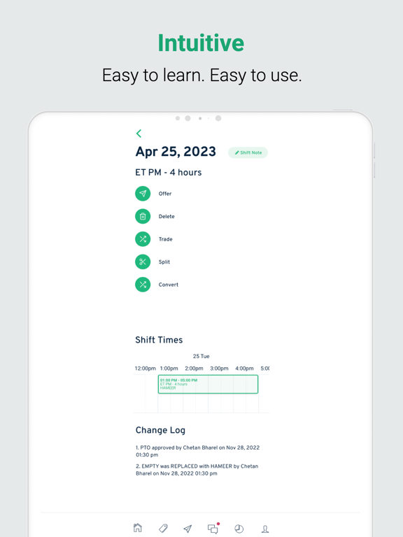 Equina Scheduling iPad screenshot 2 - Business app