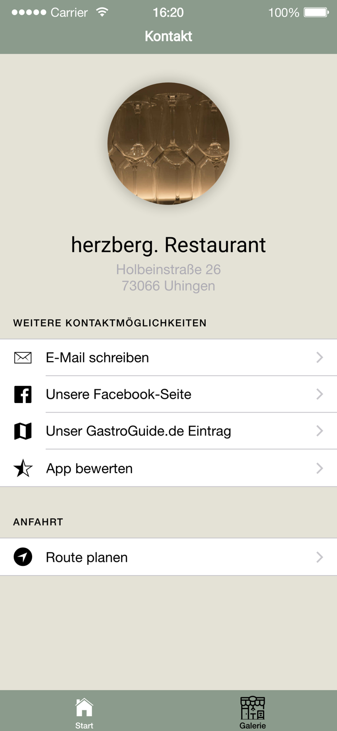 herzberg. Restaurant