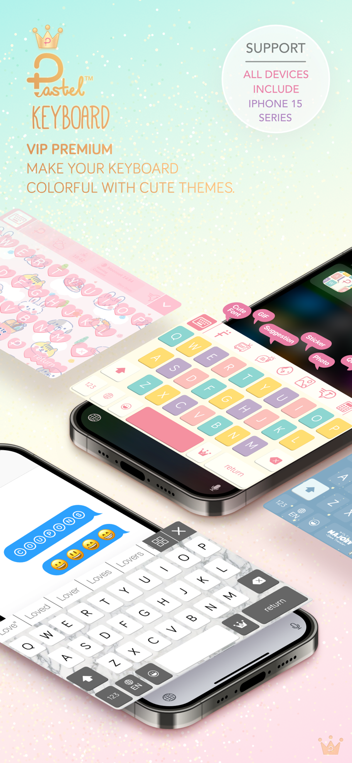 Pastel Keyboard - VIP Premium