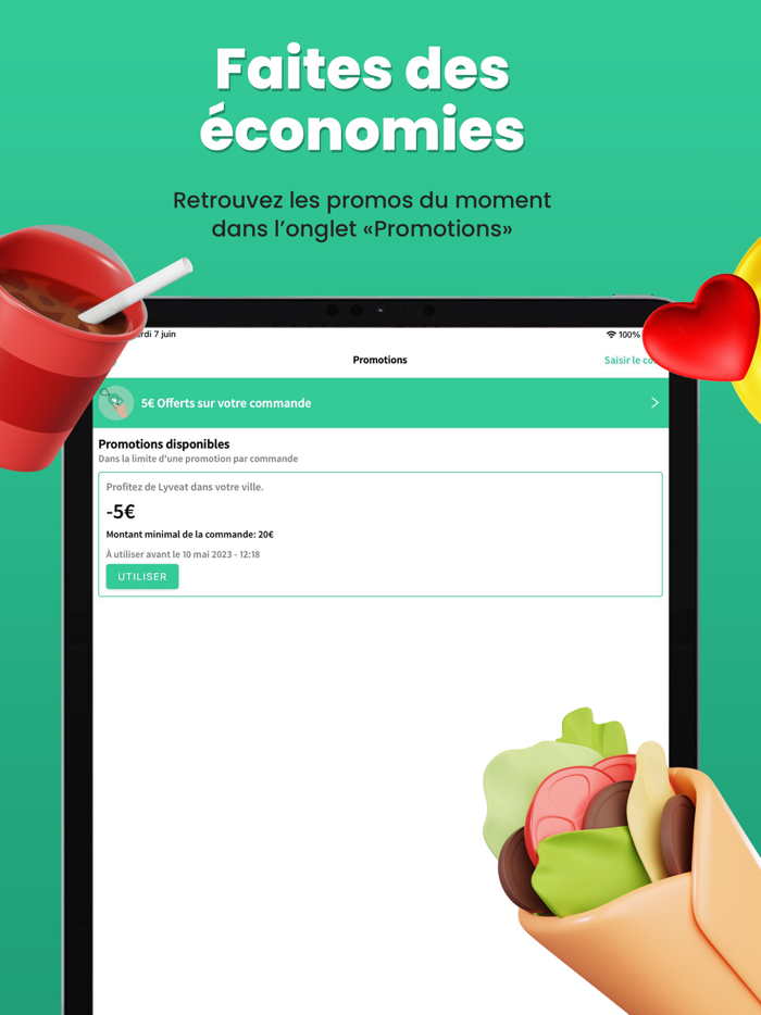 Lyveat - Livraison de repas