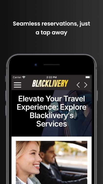 Blacklivery: Chauffeur service