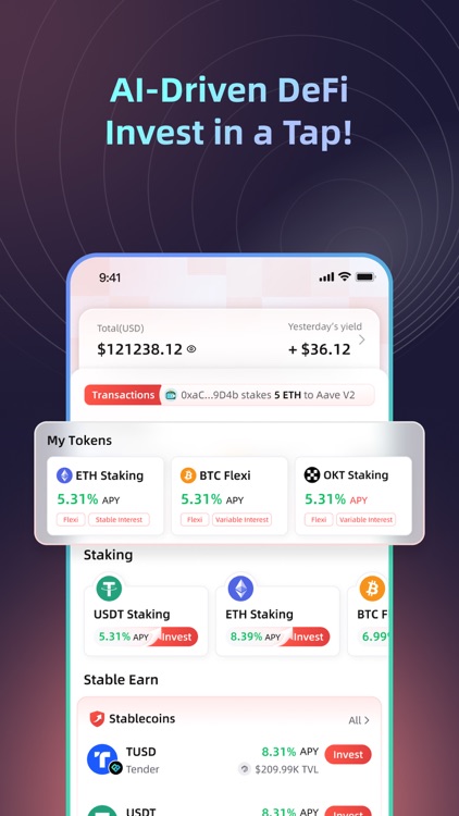 Echooo : Crypto AA Wallet&DeFi screenshot-7
