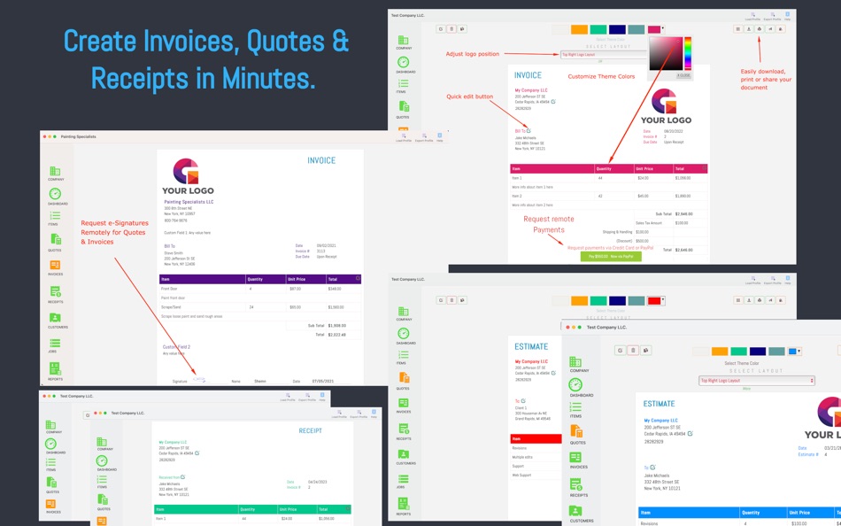 Invoice Maker, Quotes+Receipts - 4.1 - (macOS)