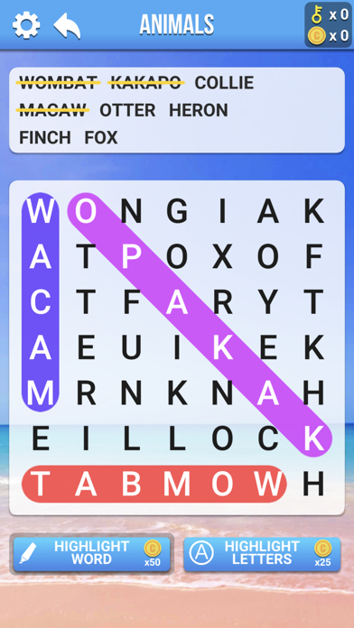 Word Search - Wordscapes Game Screenshot