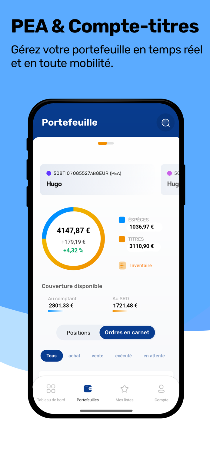 Bourse Direct Trading App
