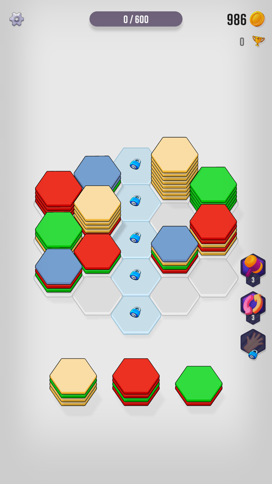 #5. Sixagon Sort (iOS) 由: Cagatay Kemal Tok
