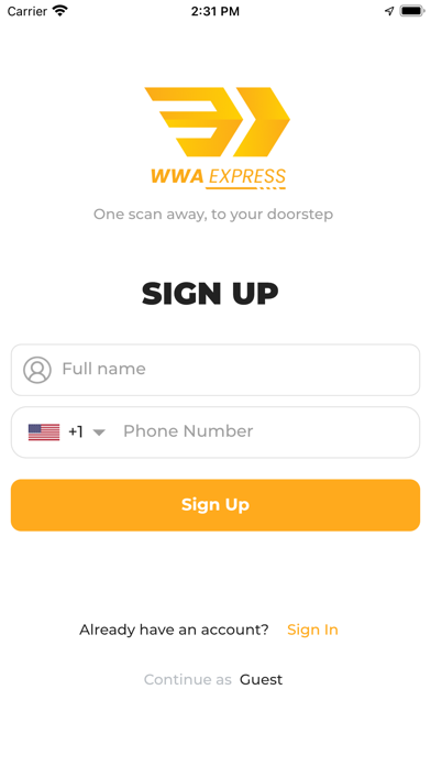 WWA Easy Express Screenshot