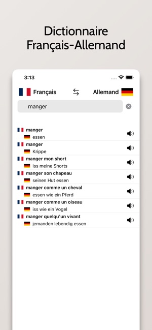 Dictionnaire Allemand/Français on the App Store