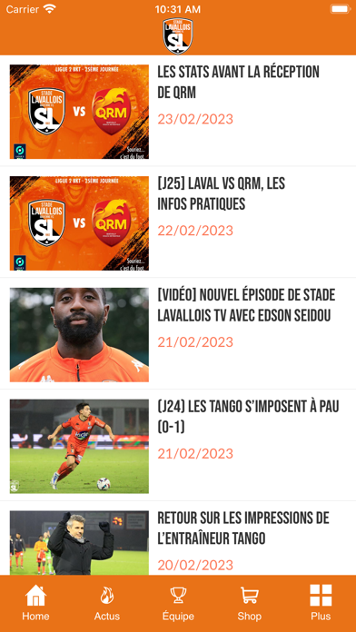 Stade Lavallois MFC Screenshot