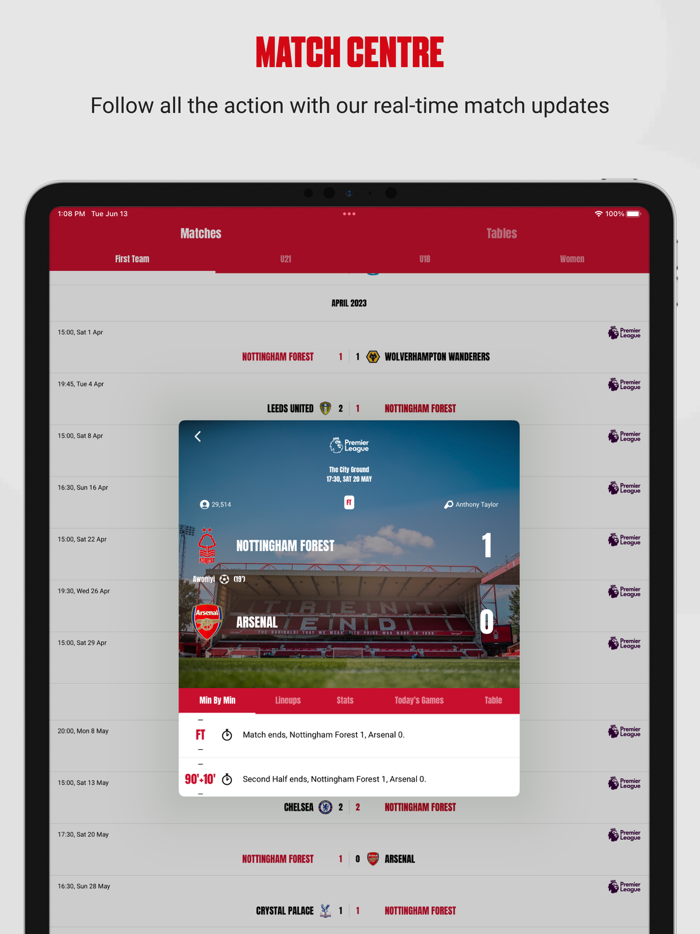 Nottingham Forest App