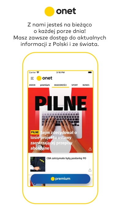 Onet - wiadomości Screenshot
