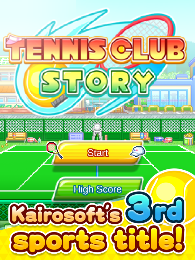 ‎Schermata della storia del club di tennis