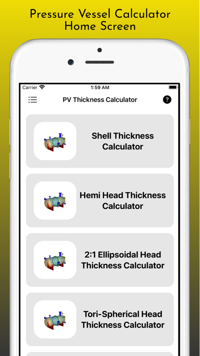 Pressure Vessel Thickness Pro Screenshot