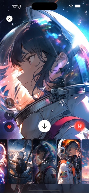 Anime & Wallpapers dans l'App Store