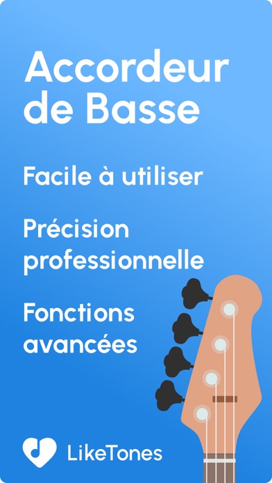 Screenshot #1 pour Accordeur de Basse - LikeTones