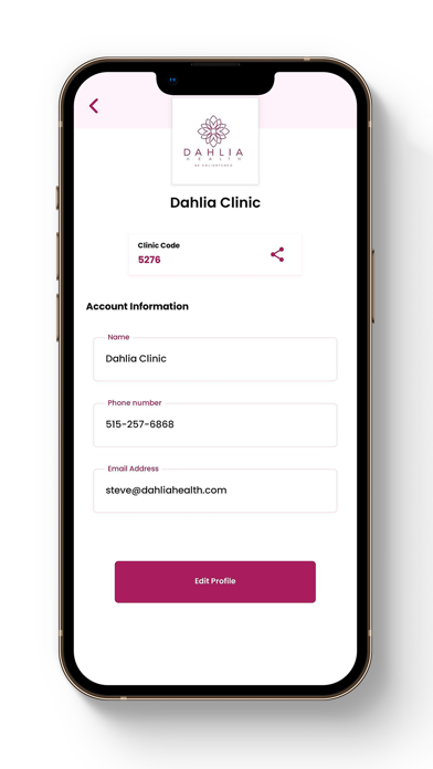 Dahlia Health SessionPro Screenshot
