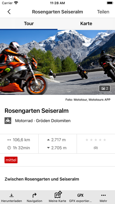 MotoTour Screenshot