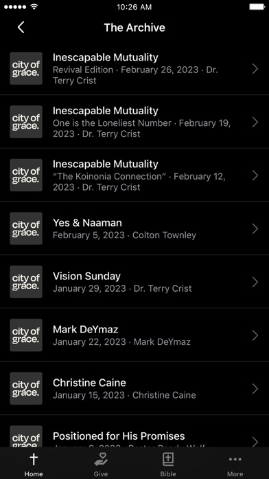 City of Grace Church Screenshot