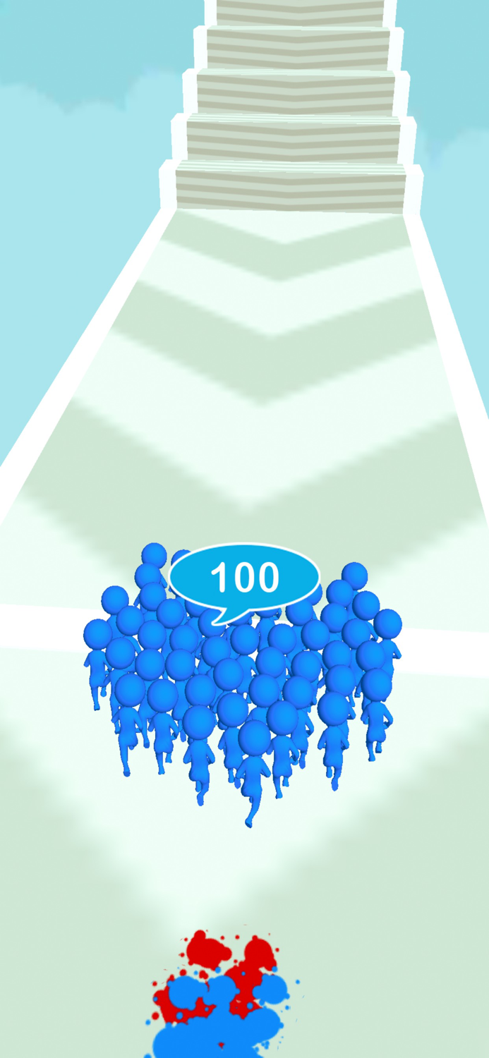 Crowd Count Master Runner 3D