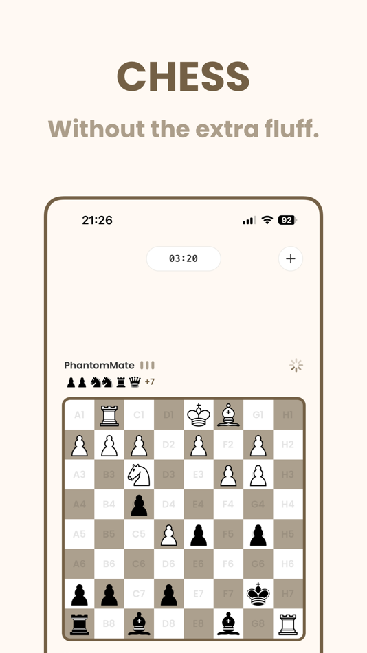 #1. NoFluff: Chess (iOS) 由: Actegon