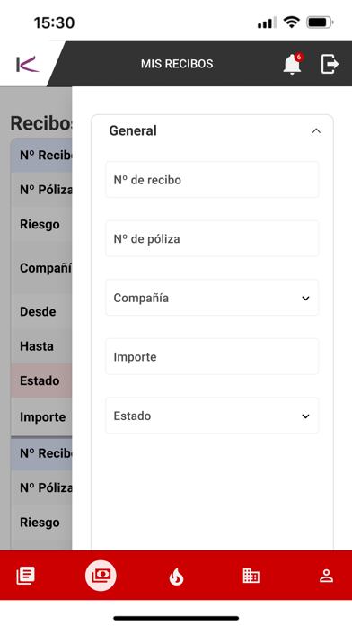 Kalibo - Correduría de seguros Screenshot