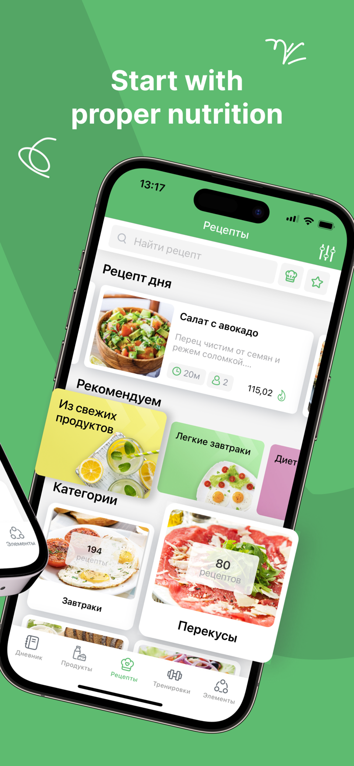 Slimming food diary recipes