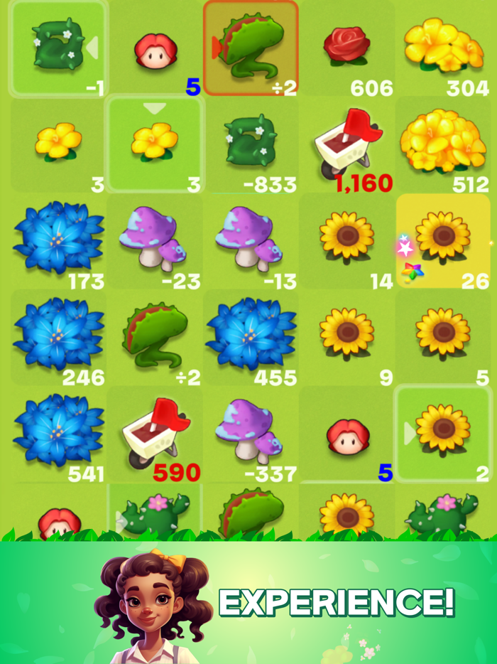 Flower Garden Merge and Maze