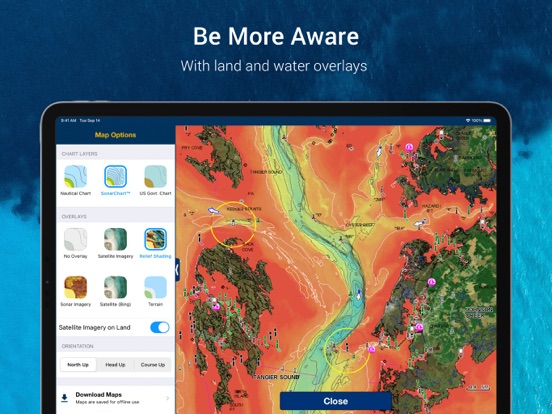 Navionics® Boating iPad app afbeelding 4