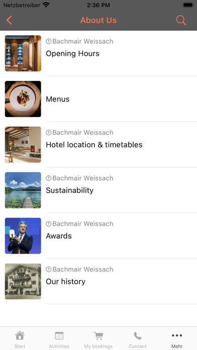 Spa & Resort Bachmair Weissach Screenshot