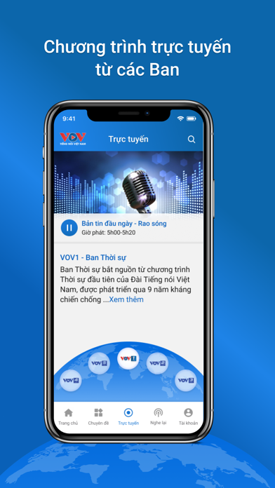 VOV - Tiếng nói Việt Nam Screenshot